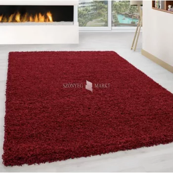 Silver Shaggy 1500 Red (Bordó) 60x110 cm