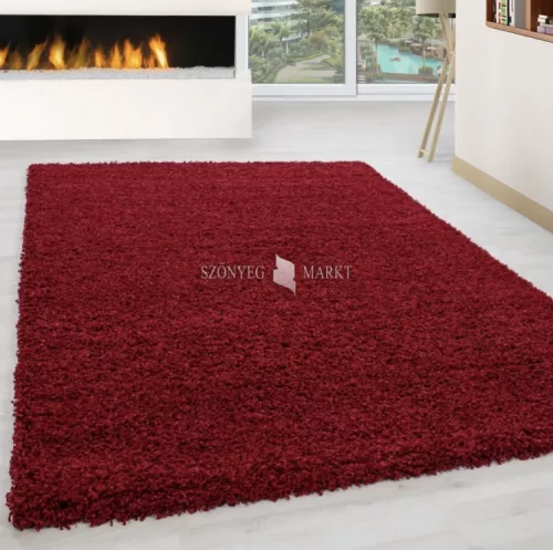 Silver Shaggy 1500 Red (Bordó) 60x110 cm