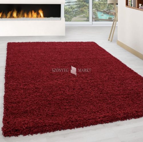 Silver Shaggy 1500 Red(Bordó) 200x290 cm