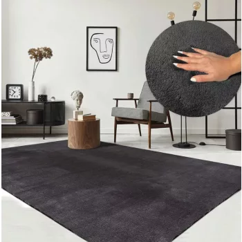   Royal Shaggy Szőnyeg 252 dark gray (sötét szürke) 120x170 cm
