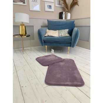   Royal Shaggy fürdőszobai szőnyeg szett Purple (Lila) 50x80 és 50x40