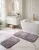 Royal Shaggy fürdőszobai szőnyeg szett Purple (Lila) 50x80 és 50x40