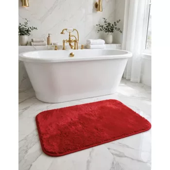 Royal Shaggy fürdőszobai szőnyeg Red (Piros) 50x80cm