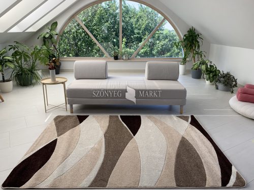 Comfort 4803 bézs modern szőnyeg 40x70 cm
