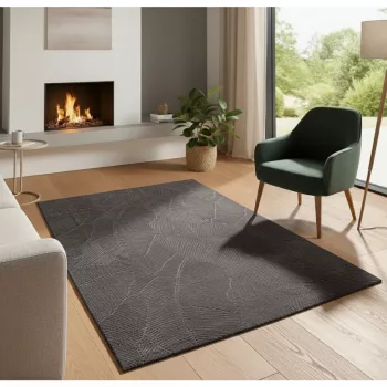 Bergamo antracit shaggy szőnyeg 120x170 cm
