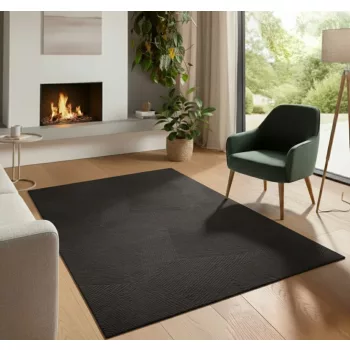 Bergamo antracit shaggy szőnyeg 120x170 cm