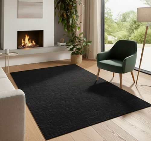 Bergamo antracit shaggy szőnyeg 80x150 cm