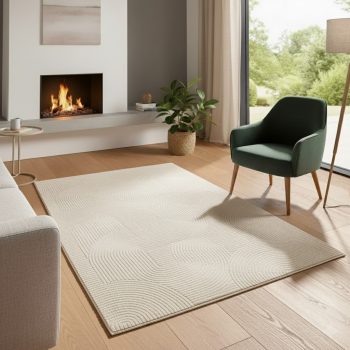 Bergamo bézs shaggy szőnyeg 120x170 cm