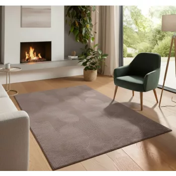 Bergamo barna shaggy szőnyeg 120x170 cm