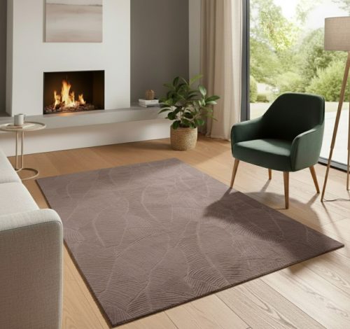 Bergamo barna shaggy szőnyeg 240x330 cm