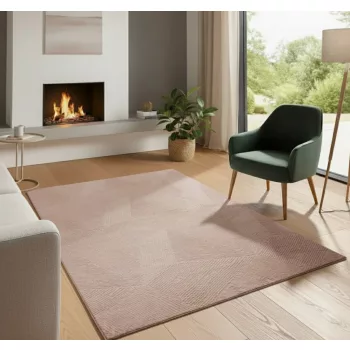 Bergamo barna shaggy szőnyeg 120x170 cm