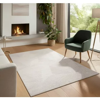 Bergamo krém shaggy szőnyeg 120x170 cm
