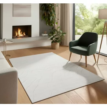 Bergamo krém shaggy szőnyeg 120x170 cm