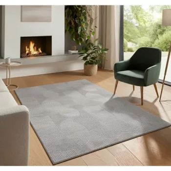 Bergamo szürke shaggy szőnyeg 120x170 cm