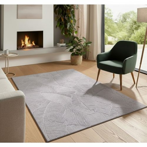 Bergamo szürke shaggy szőnyeg 120x170 cm