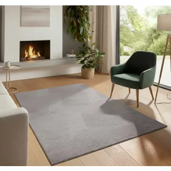 Bergamo szürke shaggy szőnyeg 120x170 cm