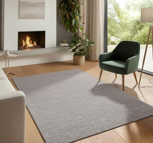 Bergamo szürke shaggy szőnyeg 80x150 cm