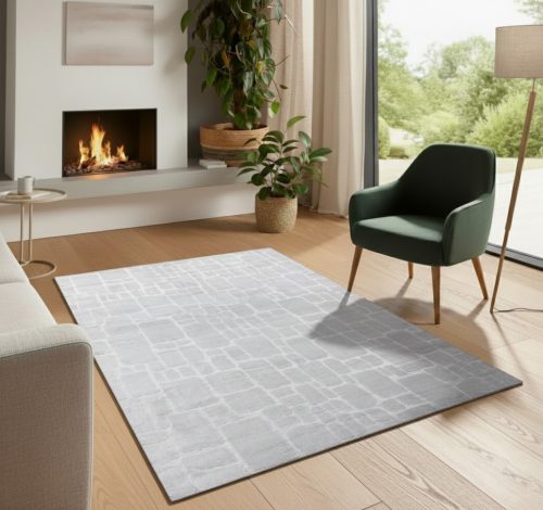 Bergamo szürke shaggy szőnyeg 240x330 cm