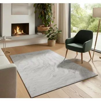 Bergamo szürke shaggy szőnyeg 120x170 cm