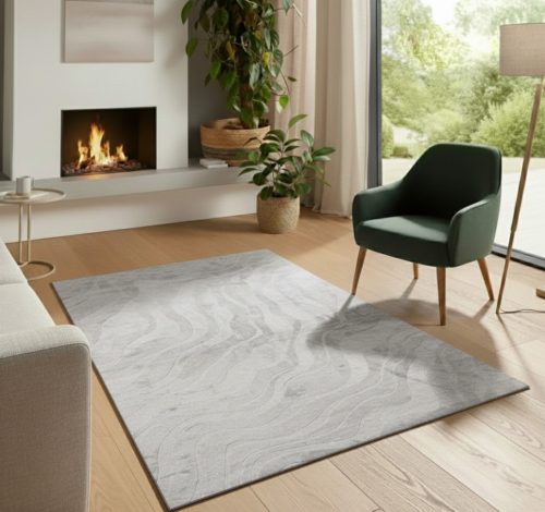 Bergamo szürke shaggy szőnyeg 240x330 cm