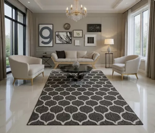 Bouclair fekete G3718 modern szőnyeg 120x170 cm