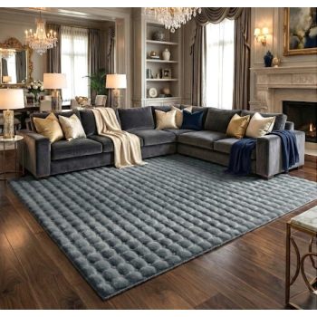 Baloon sötétszüke modern szőnyeg 40x70 cm