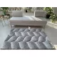 California 3d Shaggy 5cm 481 gray-white (szürke-fehér) 60x220 szőnyeg 