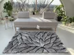 California 3d Shaggy 5cm 509 gray-white (szürke-fehér)  160x220 szőnyeg 