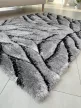 California 3d Shaggy 5cm 509 gray-white (szürke-fehér) 60x220 szőnyeg 