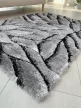 California 3d Shaggy 5cm 509 gray-white (szürke-fehér) 120x170 szőnyeg