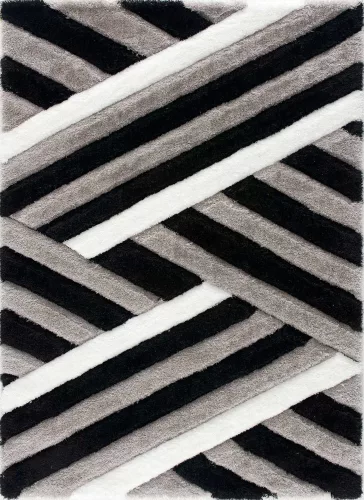California Shaggy P302D szürke szőnyeg 120x170 cm