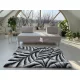 California 3d Shaggy 5cm 502A black-grey (szürke-fekete)  200x280 szőnyeg 