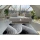 California 3d Shaggy 5cm 482  white-grey (szürke-fehér)  160x220 szőnyeg 