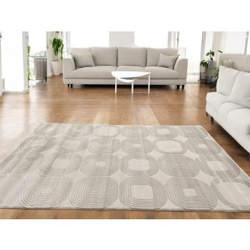 Dalia 36721A bézs modern szőnyeg 60x200 cm