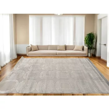 Dalia 36721A szürke modern szőnyeg 120x170 cm