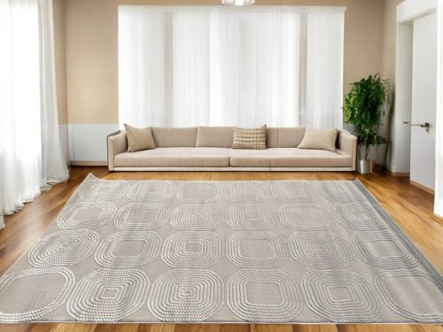 Dalia 36721A szürke modern szőnyeg 80x150 cm