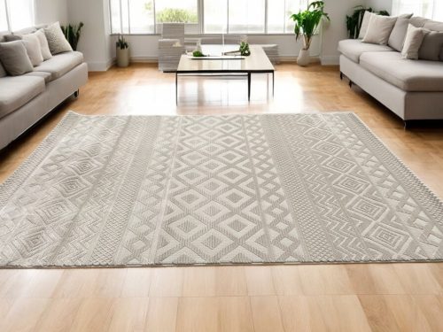 Dalia 36734 bézs modern szőnyeg 80x150 cm