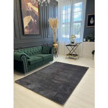 Dinasru sötétszürke shaggy szőnyeg 120x170 cm