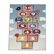 Gyerek szőnyeg színes ugróiskolás 160x240cm