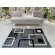 Karizma koczka mintás Szürke Fekete 84 (grey-black) szőnyeg      200x290