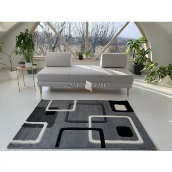   Karizma koczka mintás Szürke Fekete 84 (grey-black) szőnyeg  80x250