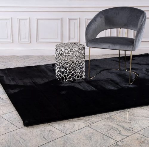 Lunasoft fekete extrán puha, plüss szőnyeg 120x170 cm  