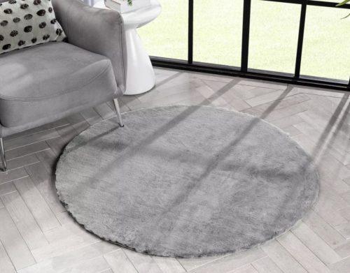 Lunasoft szürke extrán puha, plüss szőnyeg 100x100 cm  