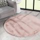 Lunasoft rózsaszín extrán puha, plüss szőnyeg 100x100 cm  