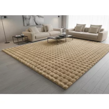 Cube barna modern szőnyeg 60x110 cm