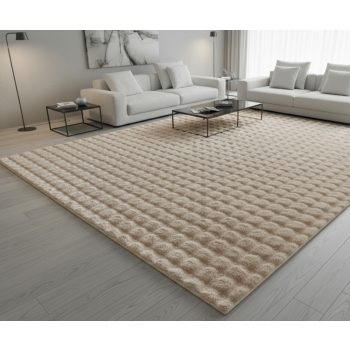 Cube sötétbézs modern szőnyeg 120x170 cm