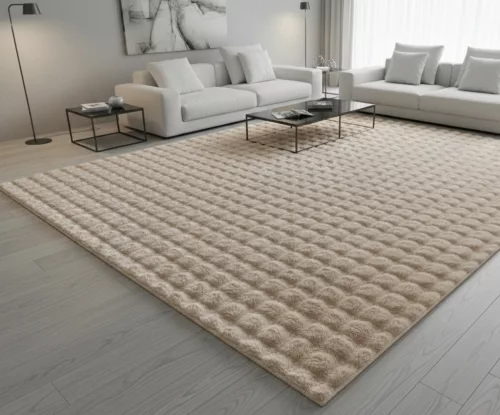 Cube sötétbézs modern szőnyeg 60x220 cm