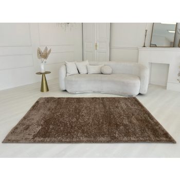 Marinca 5980 sötétbézs shaggy szőnyeg 40x70 cm
