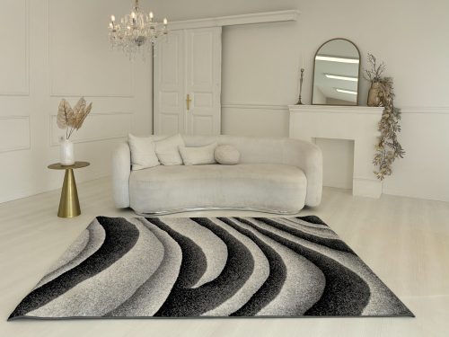 Nora 6029 szürke modern szőnyeg 60 cm-es szett