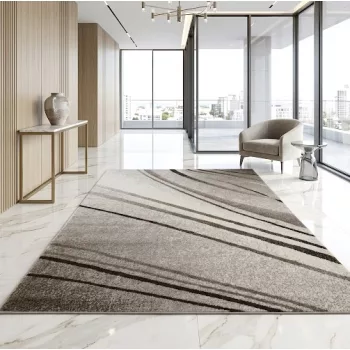 Nora 6030 bézs modern szőnyeg 60x110 cm